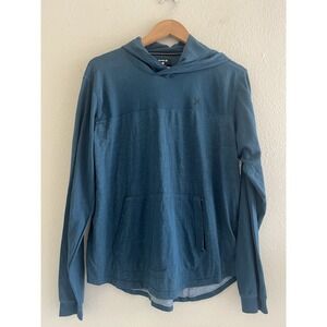 Hurley Long Sleeve Hooded Sweatshirt Men's Size Large Sage Green Nike Dry Fit